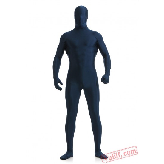 Funny Purplish Blue Lycra Spandex BodySuit | Zentai Suit