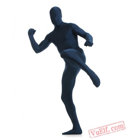 Funny Purplish Blue Lycra Spandex BodySuit | Zentai Suit