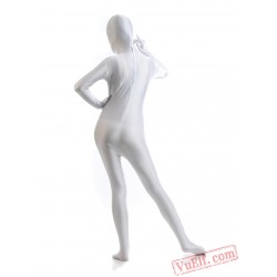 White Full Body Costumes - Lycra Spandex BodySuit | Zentai Suit