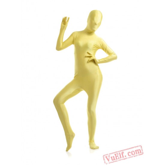 Yellow Full Body Costumes - Lycra Spandex BodySuit | Zentai Suit