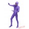 Purple Open Face Lycra Spandex BodySuit | Zentai Suit