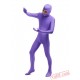 Purple Open Face Lycra Spandex BodySuit | Zentai Suit