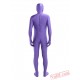 Purple Open Face Lycra Spandex BodySuit | Zentai Suit