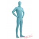 Light Blue Lycra Spandex BodySuit | Zentai Suit