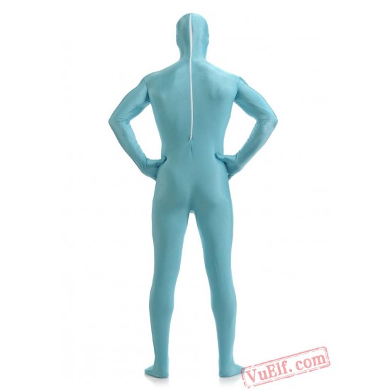 Light Blue Lycra Spandex BodySuit | Zentai Suit