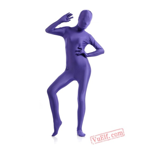 Purple Full Body Costumes - Lycra Spandex BodySuit | Zentai Suit