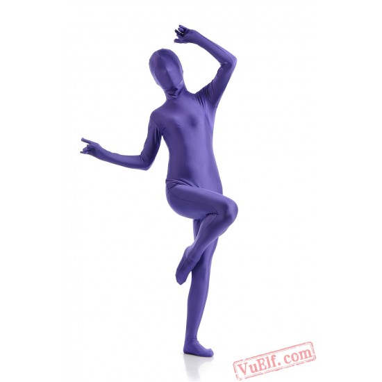 Purple Full Body Costumes - Lycra Spandex BodySuit | Zentai Suit