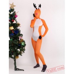 Spandex Elk / Moose Animal Zentai Suit - Full Body Costumes