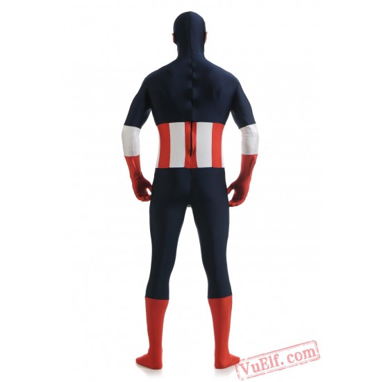 Captain America Costumes - Zentai Suit | Spandex BodySuit