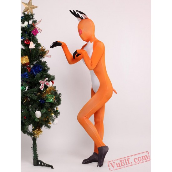 Spandex Elk / Moose Animal Zentai Suit - Full Body Costumes