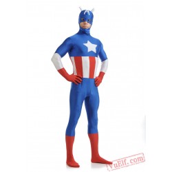 Captain America Costumes - Zentai Suit | Spandex BodySuit