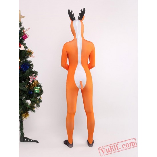 Spandex Elk / Moose Animal Zentai Suit - Full Body Costumes