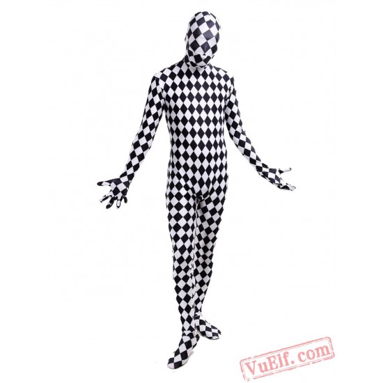 Plaid Pattern Zentai Suit - Spandex BodySuit | Full Body Costumes