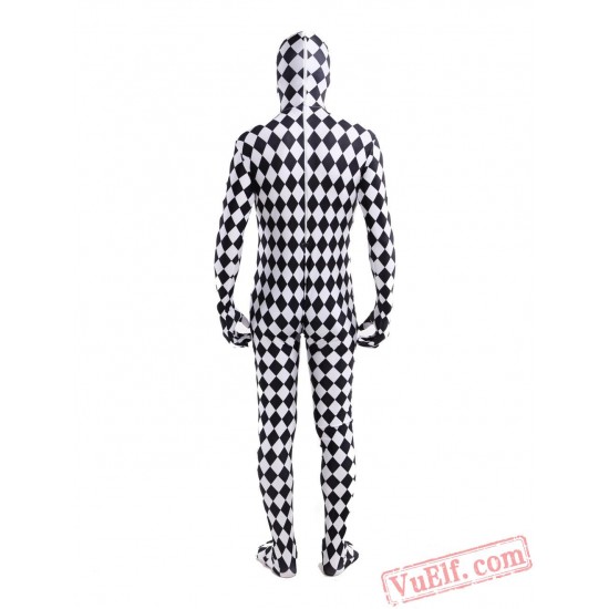Plaid Pattern Zentai Suit - Spandex BodySuit | Full Body Costumes