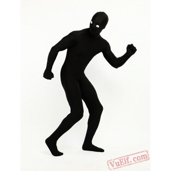 Black Lycra Spandex BodySuit | Zentai Suit