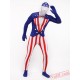 America Star-Spangled Lycra Spandex BodySuit | Zentai Suit