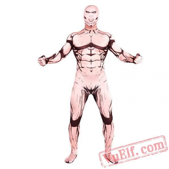 Attack on Titan Eren Jeager Costumes - Lycra Spandex BodySuit