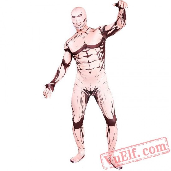 Attack on Titan Eren Jeager Costumes - Lycra Spandex BodySuit