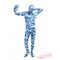 Blue Camouflage Lycra Spandex BodySuit | Zentai Suit