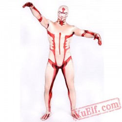 Attack on Titan Reiner Braun Costumes - Lycra Spandex BodySuit