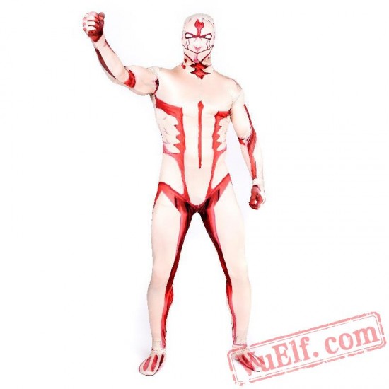 Attack on Titan Reiner Braun Costumes - Lycra Spandex BodySuit