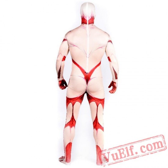 Attack on Titan Reiner Braun Costumes - Lycra Spandex BodySuit