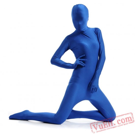 Blue Full Body Costumes - Lycra Spandex BodySuit | Zentai Suit