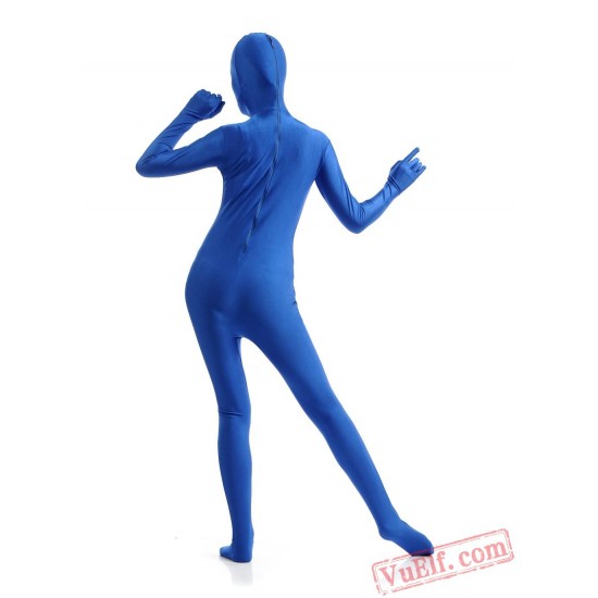 Blue Full Body Costumes - Lycra Spandex BodySuit | Zentai Suit