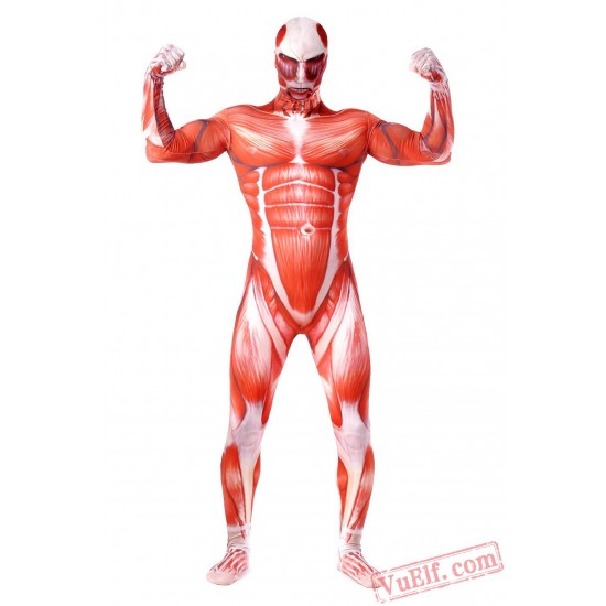 Attack on Titan Costumes - Lycra Spandex BodySuit | Zentai Suit