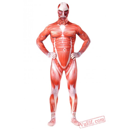 Attack on Titan Costumes - Lycra Spandex BodySuit | Zentai Suit