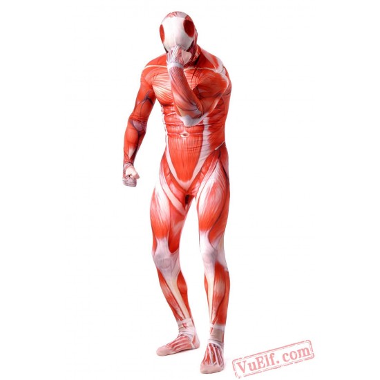 Attack on Titan Costumes - Lycra Spandex BodySuit | Zentai Suit