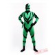 Spandex Green Black Animal Zentai Suit - Full Body Costumes