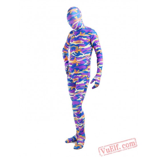 Camouflage Lycra Spandex BodySuit | Zentai Suit