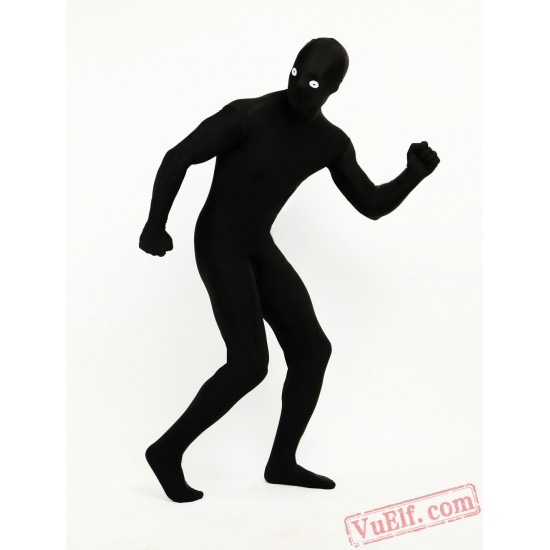 Cool Black Lycra Spandex BodySuit | Zentai Suit