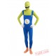 Funny Luigi Costumes - Lycra Spandex BodySuit | Zentai Suit