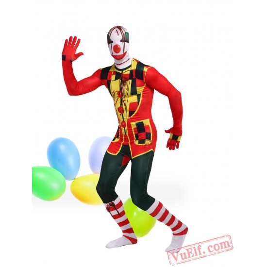 Clown Lycra Spandex BodySuit | Zentai Suit