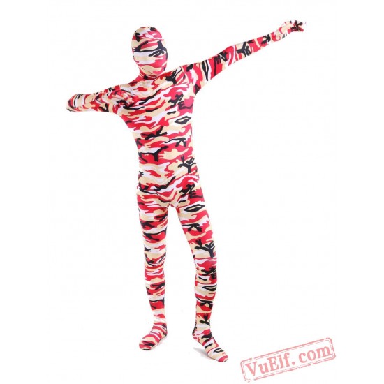 Gorgeous Camouflage Lycra Spandex BodySuit | Zentai Suit