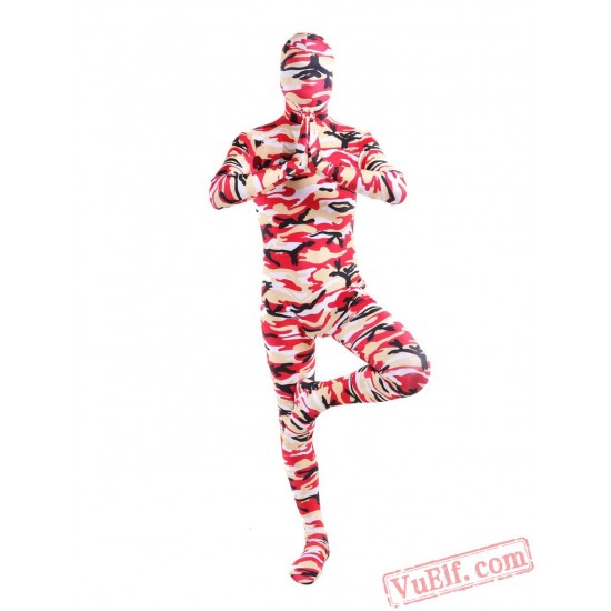 Gorgeous Camouflage Lycra Spandex BodySuit | Zentai Suit