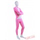 Pink Tuxedo Costumes - Lycra Spandex BodySuit | Zentai Suit