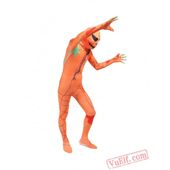 Horror Pumpkin Monster Costumes - Lycra Spandex BodySui