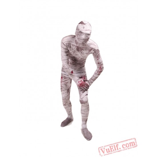 Harror Mummy Costumes - Lycra Spandex BodySuit | Zentai Suit