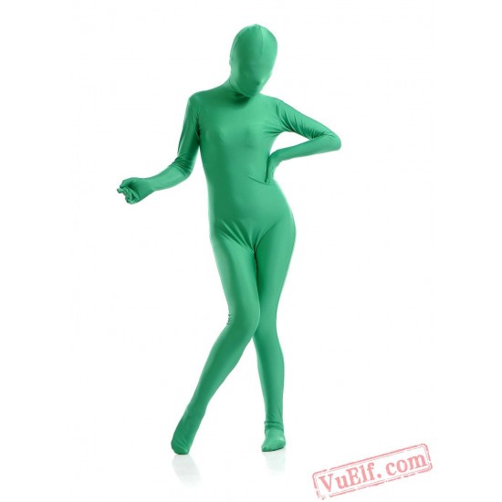 Green Full Body Costumes - Lycra Spandex BodySuit | Zentai Suit