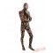 Hunter Green Camouflage Lycra Spandex BodySuit | Zentai Suit