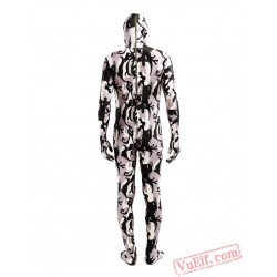 Hunter Green Multicolour Lycra Spandex BodySuit | Zentai Suit