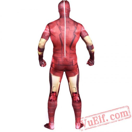 Iron Man Costumes - Lycra Spandex BodySuit | Zentai Suit