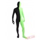 Black Green Lycra Spandex BodySuit | Zentai Suit