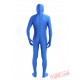 Blue Open Face Lycra Spandex BodySuit | Zentai Suit