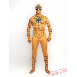 Yellow Spiderman Costumes - Lycra Spandex BodySuit | Zentai Suit