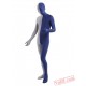 Dark Navy Gray Lycra Spandex BodySuit | Zentai Suit