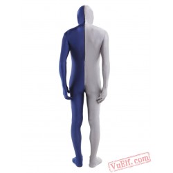 Dark Navy Gray Lycra Spandex BodySuit | Zentai Suit